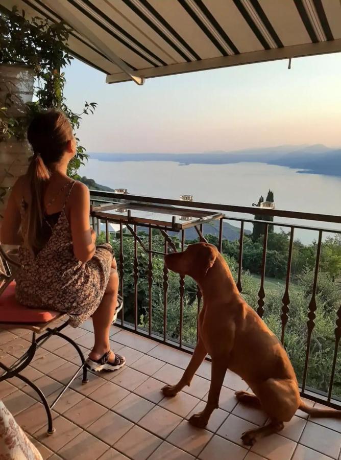 B&B Da Paolo Con Vista Lago Di Garda Сан Дзено ди Монтаня Екстериор снимка