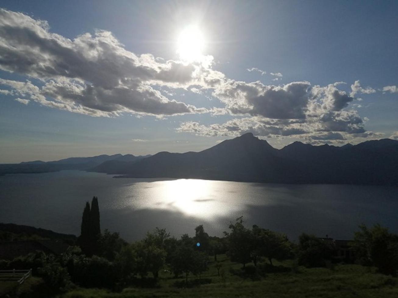 B&B Da Paolo Con Vista Lago Di Garda Сан Дзено ди Монтаня Екстериор снимка