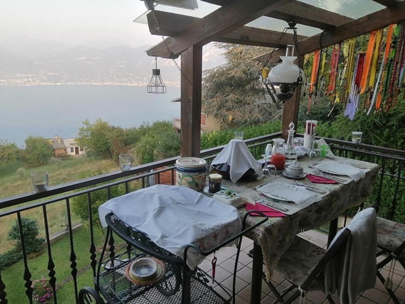 B&B Da Paolo Con Vista Lago Di Garda Сан Дзено ди Монтаня Екстериор снимка